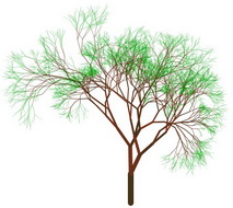 HTML5 Canvas 画树